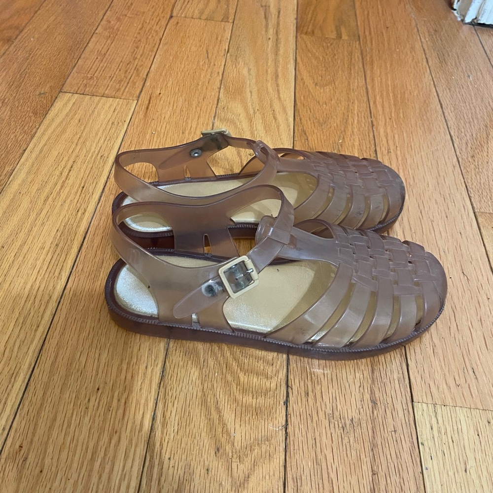 Melissa Brown Fisherman Jelly Sandals - Size 7